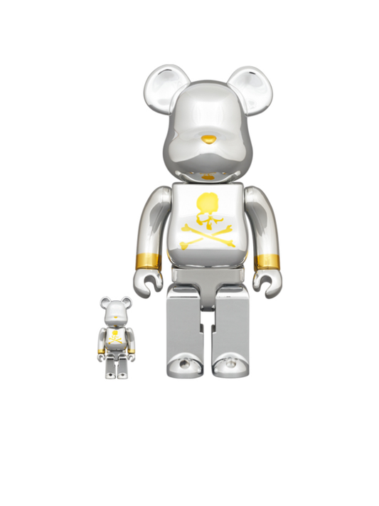 Bearbrick Mastermindjapan Silver 400%